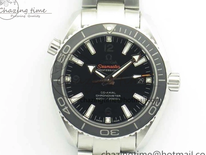 0718 Durable Planet Ocean Professional Ceramic Bezel 42mm 1:1 MK Best Edition Silver Markers On SS Bracelet A 8085